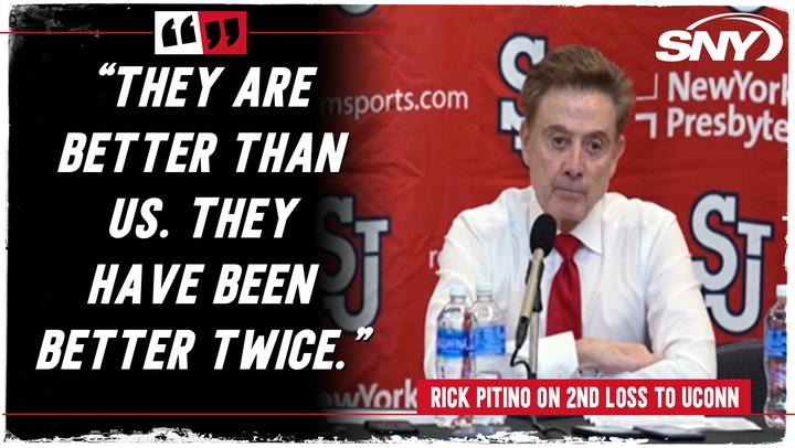 St. John’s coach Rick Pitino 'worried' about his team after 77-64 loss to UConn