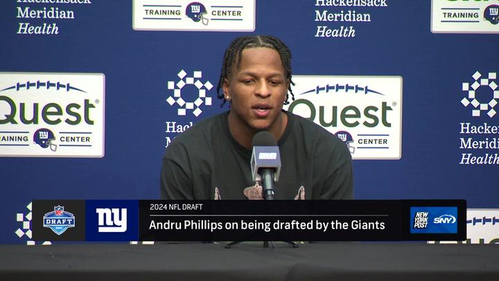 Andru Phillips on being drafted by the Giants