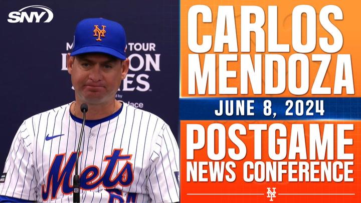 Carlos Mendoza talks Sean Manaea's 'one bad inning', outfield misplay in Mets loss