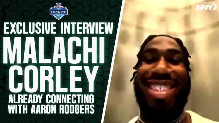 Jets NFL Draft pick Malachi Corley has already called QB Aaron Rodgers, invited to stay with QB
