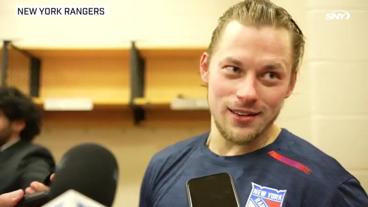 Vladimir Tarasenko talks growing chemistry with teammates, addition of Patrick Kane | Rangers Post Game