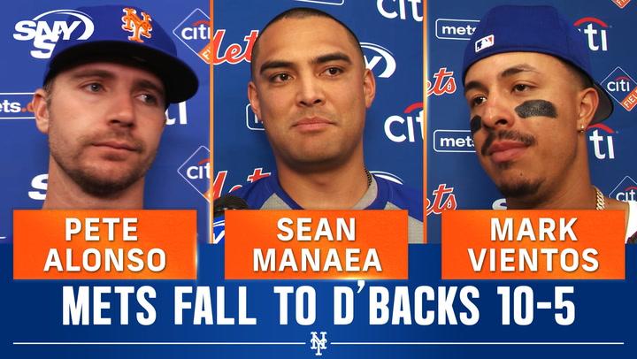 Sean Manaea, Mark Vientos, Pete Alonso and Carlos Mendoza talk 'weird' Mets' loss to D-Backs