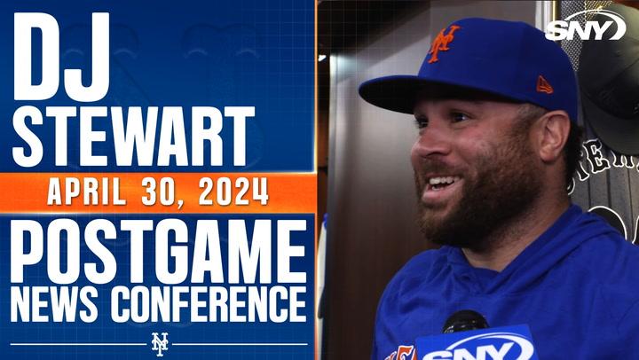 DJ Stewart on go-ahead home run that powered Mets to 4-2 win over Cubs