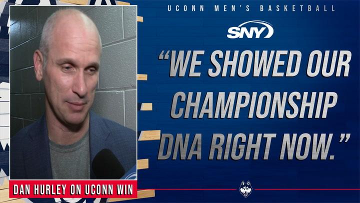 UConn coach Dan Hurley on team's rebounding and defensive effort in win over St. John's